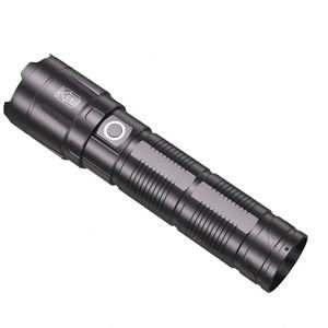 CITICITY 3500 Lumens <b>LED</b> Aluminum Alloy 800m Long Range Telescopic Zoom IP44 <b>Rechargeable</b> Flashlight 6000K Daylight Emergency - Product Image 1