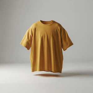 T-shirt à manches courtes pour homme, vert olive, coupe classique, jersey de coton, décontracté, col rond, couleur unie - Product Image 5