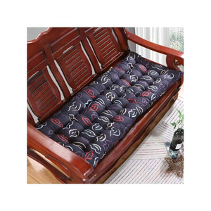 Jaune rustique imprimé fabriqué à la main 100% coton brodé texturé 18x18 pouces léger doux au toucher OEM ODM Service coussins de chaise - Product Image 3