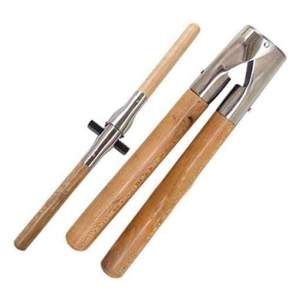 Kit de désécorneurs Rasp Barnes, kit de castrateurs vétérinaires, outils de chirurgie animale durables en acier inoxydable avec manche en bois - Product Image 1