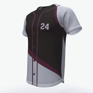 เสื้อเบสบอลราคาโรงงาน เย็บทนทาน ชุดกีฬาทีม สั่งซื้อจำนวนมากได้ - Product Image 3