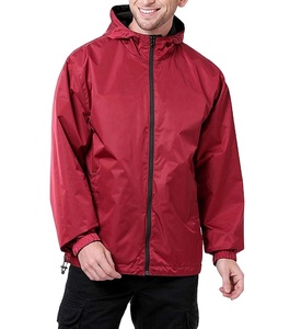 แจ็คเก็ตกันลมแบบซับลิเมชั่นกันน้ำสำหรับผู้ชาย ผลิตตามสั่งจากโรงงาน ผ้าโพลีเอสเตอร์ 100% ซิปเต็มตัว - Product Image 1