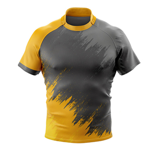 Conjunto de uniforme de rugby transpirable y económico para hombre, camiseta y pantalones cortos de rugby sublimados personalizados, uniformes de jersey para equipo de rugby al mejor precio - Product Image 5