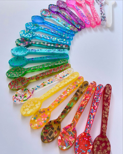 Ensemble d'ustensiles à salade en résine écologique, 100 % compatibles lave-vaisselle pour la maison et l'hôtellerie, comprend une cuillère à glace - Product Image 6