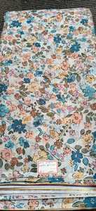 Multi-Color Floral 100% Polyester Linen Woven <b>Fabric</b> Medium <b>Weight</b> 120gsm Chemical-Resistant Quick-Dry Breathable for Suits - Product Image 5