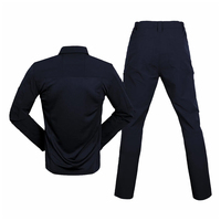 Ensemble de vêtements tactiques professionnels respirants sur mesure, veste extensible pour agents de sécurité, pantalon cargo, badge brodé, camouflage