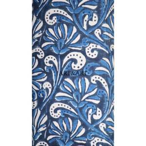 Hermoso Cubo de Basura Indio Hecho a Mano, Moderno, Elegante y Ecológico, con Tapa Abierta y Ruedas, 100% Algodón Estampado con Patrón GEOMÉTRICO - Product Image 3