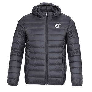 Chaqueta Acolchada de Manga Larga para Adultos, de la Mejor Calidad, con Capucha, Logotipo Frontal, Ecológica, Transpirable, Personalizable, Impermeable, Talla Grande - Product Image 1