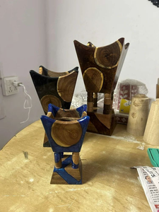 Brûleur à Bakhoor en résine de bois durable et longue durée AZ ENTERPRISES |   Copeaux de parfum Oud Arabe, Encens et Myrrhe |   Écologique - Product Image 5