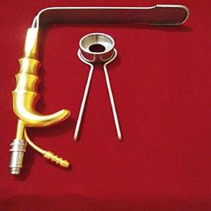Fiber-<b>Optic</b> Tebbets Breast Retractor w/ Irrigation Nozzle & Areola Marker - Product Image 1