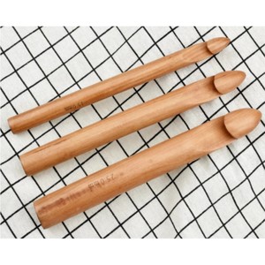 Juego de Agujas de Ganchillo de Madera Grandes al por Mayor, 15mm 20mm 25mm, Agujas Gigantes para Tejer Alfombras de Trapo Extremas y Herramienta para Lana Gruesa - Product Image 4