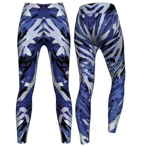 Leggings de sport taille haute pour femme, effet ventre plat, couleur unie, 82,5 % polyester, 17,5 % élasthanne, pour la course, la gym et le yoga - Product Image 5