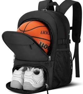 Sac à dos de football et de basketball avec compartiment, fabriqué au Pakistan, sacs à dos de voyage, sac à dos de football - Product Image 1