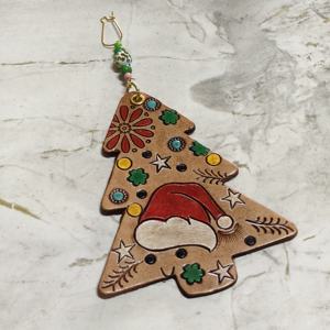 Adornos navideños inteligentes personalizados para mujer con Árbol de Navidad, diamantes de imitación ostentosos, adornos navideños elegantes, accesorio - Product Image 1