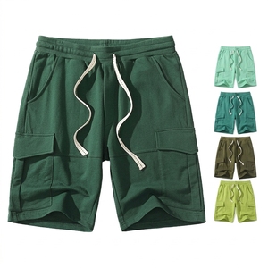 Shorts Cargo Unisex Extra Grandes de Algodón y Poliéster, Pierna Ancha, con Cordón Ajustable, Estilo Hip Hop, Transpirables, Casuales de Verano, Personalizables - Product Image 5