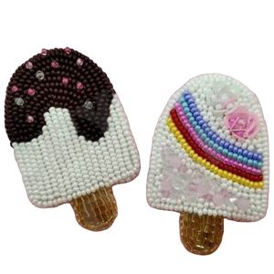 Encantos de estrella de personaje personalizado diario, lindos diseños de helado, cuentas de semillas de estilo de nueva tendencia, colgantes de moda cristiana religiosa - Product Image 1