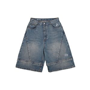 กางเกงยีนส์ขาสั้นสไตล์มินิมอลสำหรับผู้ชาย ผ้าแคนวาส น้ำหนักเบา ระบายอากาศได้ดี สวมใส่สบาย แห้งเร็ว ทนทาน เย็บตะเข็บเรียบร้อย - Product Image 1