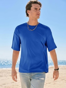 Premium heavyweight oversized drop shoulder T shirt for <b>men</b> fashion drop shoulder t shirt - Product Image 2