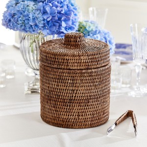 Rattan drink chillers wine <b>cooler</b> boxes for outdoor dining top quality lidded ice cube <b>box</b> - Product Image 6