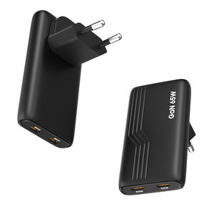 Adattatore da Viaggio 65W Gan Caricatore da Muro Tipo <span class=keywords><strong>C</strong></span> EU US UK KR Ricarica Rapida per Telefoni Cellulari Caricatore Portatile Ultra-sottile PD 65W USB-<span class=keywords><strong>C</strong></span> - Product Image 1