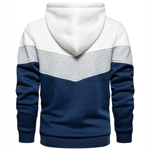 Clush Sports Zipper-Up Hoodie 100% Cotton Fleece Heavyweight Solid Breathable Eco-Friendly <b>Waterproof</b> Windproof Quick Dry Men's - Product Image 2