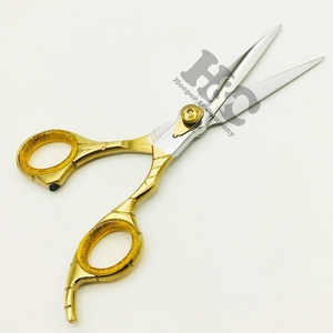 Scissors Straight Sharp Stainless Steel Hair Cutting Thinning Scissors Barber <b>Shears</b> Beauty Salon Sustainable Smooth <b>Handle</b> logo - Product Image 4