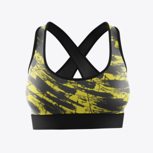 High Impact Women Sports Bra Padded Criss <b>Cross</b> Back Yoga Bra Breathable Seamless Fitness Gym Wear Athletic Workout Crop <b>Top</b> - Product Image 2