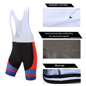 Nouveau Maillot de Cyclisme Professionnel Sur Mesure Respirant Anti-Bactérien Coupe-Vent et Short Extensible – Prix de Gros - Product Image 5