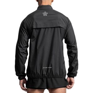 Chaquetas de Correr Reflectantes con Cuello Alto para Hombre, Personalizadas, Ligeras, Transpirables, Térmicas, con Cremallera, de Poliéster, para Otoño, Fitness, Talla XL, ODM - Product Image 2