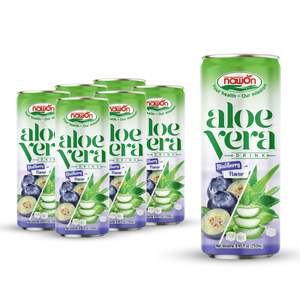 Boisson 100% Aloe Vera saveur jus de mangue en bouteille 250 ml, échantillon gratuit, boissons gazeuses en conserve du Vietnam, faible MOQ - Product Image 3