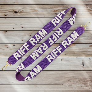 REEDY LIONS BEADED PURSE <b>STRAP</b> Lightweight Versatile Decorative Belt for Lady Bags Trendy Luxury Fashion Accessory Polyester - Product Image 5