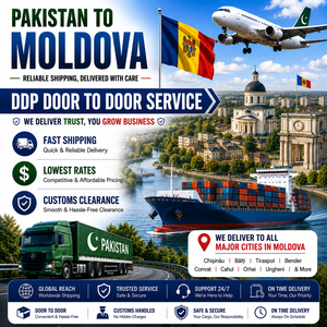 Servicio de Envío de Pakistán a Moldavia DDP Puerta a Puerta Carga Aérea Marítima Despacho de Aduanas - Product Image 1