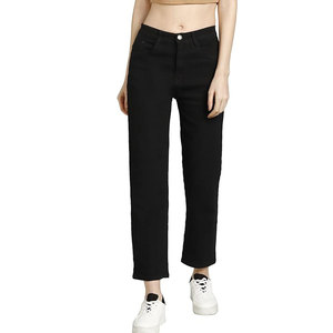 Pantalones Vaqueros Ajustados de Invierno para Mujer, de Primera Calidad, Lavados, con Diseño de Cintura Media, 100% Algodón, para Uso Diario, Cómodos y Duraderos - Product Image 1