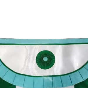 Tablier maçonnique brodé à la main en peau de mouton personnalisé pour maître maçon, vente en gros - Product Image 1