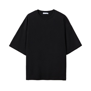 เสื้อยืดผู้ชายทรงโอเวอร์ไซส์ ผ้าถักคุณภาพสูง 100% ผ้าฝ้าย ดีไซน์ทรงบ็อกซี่ หนานุ่ม สั่งทำได้ เป็นมิตรกับสิ่งแวดล้อม ระบายอากาศได้ดี - Product Image 5