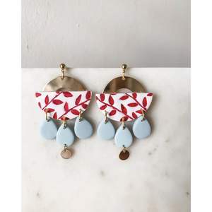 Boucles d'oreilles en résine élégantes, finition brillante, design moderne, structure durable, fournitures de perlage de luxe, conçues par des artisans expérimentés - Product Image 4