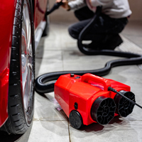 Séchoir Souffleur de Voiture Sans Contact à Double Moteur Haute Puissance 2400W, Canon à Air Électrique Portable Robuste pour Atelier de Détailing Automobile