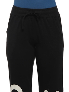 Pantalon de survêtement noir pour homme avec taille élastique et cordon de serrage, poches latérales, joggers décontractés en tissu tricoté mi-lourd, idéal pour l'automne - Product Image 6