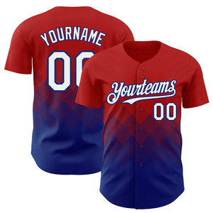 Maillots de baseball personnalisés de qualité supérieure, coupe ample, style unisexe, tissu 100 % polyester et élasthanne, respirant et à séchage rapide - Product Image 1