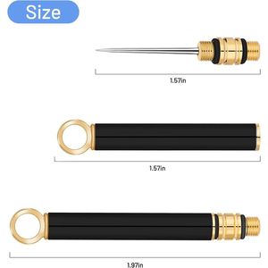 Portable Titanium Toothpick Holder 3 <b>PCS</b> <b>Mini</b> Reusable Stainless Steel Teeth Cleaning Pocket Toothpicks Teeth Kit - Product Image 2