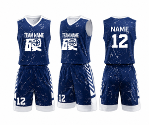 Ensemble de maillots et shorts de basket-ball personnalisés sublimés pour équipe, kit de basket-ball pour adultes, nom et numéro du joueur, OEM, vente en gros - Product Image 1