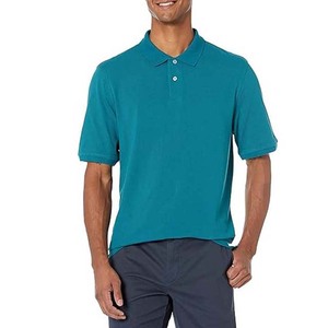Chemises polo pour hommes de haute qualité, 100% coton polyester, respirantes, tissées, imprimées, brodées, décontractées, pour l'été - Product Image 3