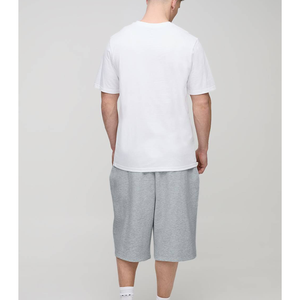 Shorts longs en molleton 100 % coton personnalisés, style streetwear estival, coupe ample décontractée, couleur unie, respirants - Product Image 2