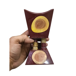 Handmade Eco-Friendly High Quality Indian Incense Bakhoor Burner Natural Wood Resin Incense Holder All-Season Arabic Home <b>Decor</b> - Product Image 1