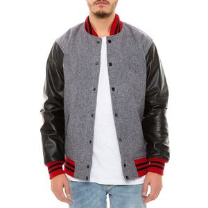 แจ็กเก็ตเลตเทอร์แมนหนังแท้สำหรับผู้ชายแจ็คเก็ตเลตเทอร์แมนแจ็คเก็ตวิทยาลัยเบสบอล - Product Image 1