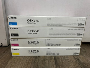 Ensemble de cartouches de toner CMYK C-EXV49 d'origine - Product Image 1