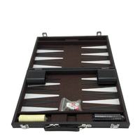 Jeu de backgammon en cuir artisanal de luxe professionnel, design coloré personnalisable, pliable, portable, durable, respectueux de l'environnement