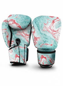 Guantes de Boxeo con Diseño Moderno y Patrón Impreso para Entrenamiento y Sparring, Guantes Profesionales de Piel Sintética para Kickboxing y Boxeo - Product Image 3