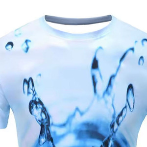 Nueva Camiseta de Hombre con el Mejor Diseño Personalizado, Sublimación Completa, a Precio Económico al por Mayor, Camiseta con Cuello Redondo y Estampado por Sublimación - Product Image 3