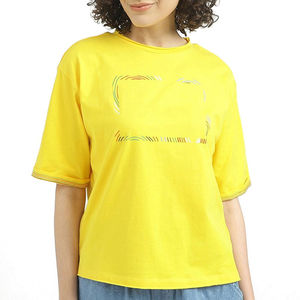 Camiseta Premium para Mujer, 100% Algodón, Transpirable, Cuello Redondo, Estilo Casual de Verano, Ecológica, Venta al Por Mayor - Product Image 1